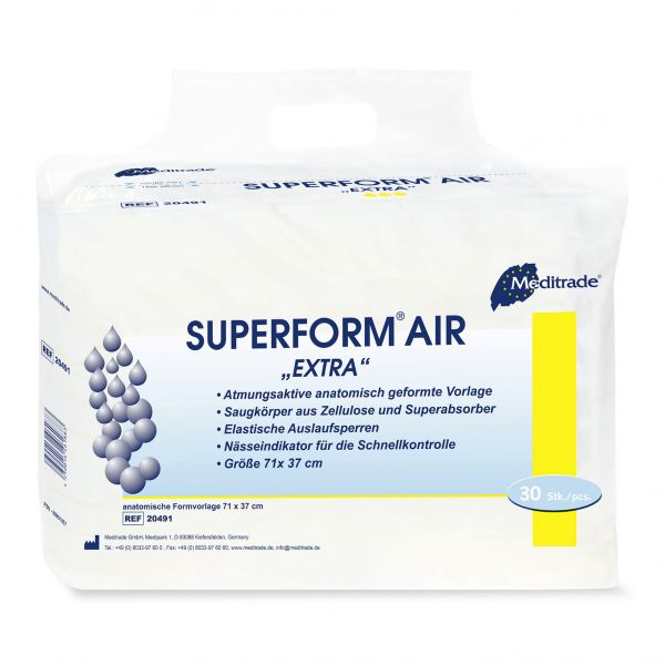 Superform® Air Plus, Inkontinenzvorlage, 1250ml