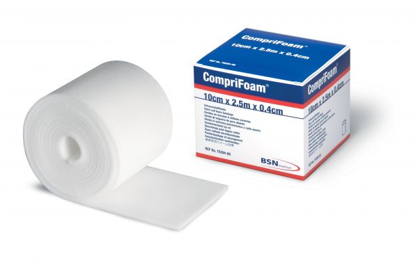 Comprifoam® Schaumstoffbinde,10cm x 2,5m x 0,4cm