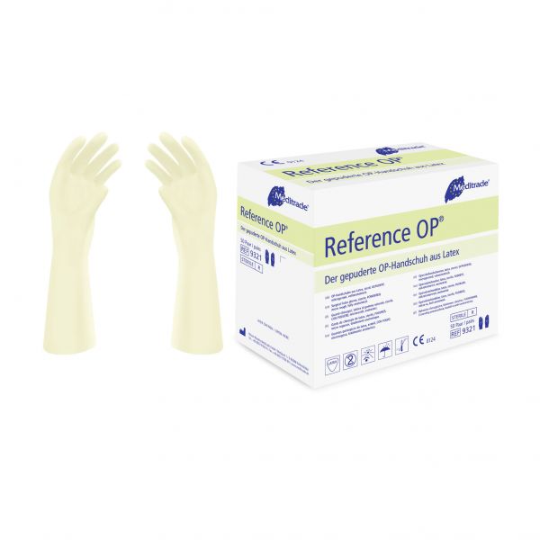 Reference TM OP, Handschuhe, gepudert, Gr. 8,5