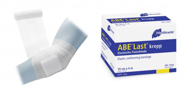 ABE® Last Krepp, Fixierbinde, 12cm x 4m, unsteril