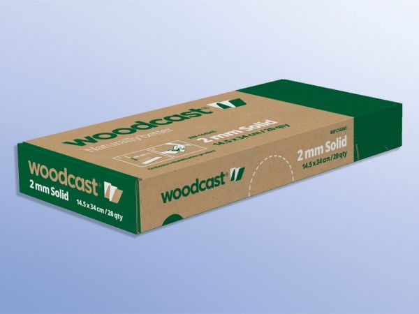 WOODCAST 2 mm Splint solid 14,5x34 cm