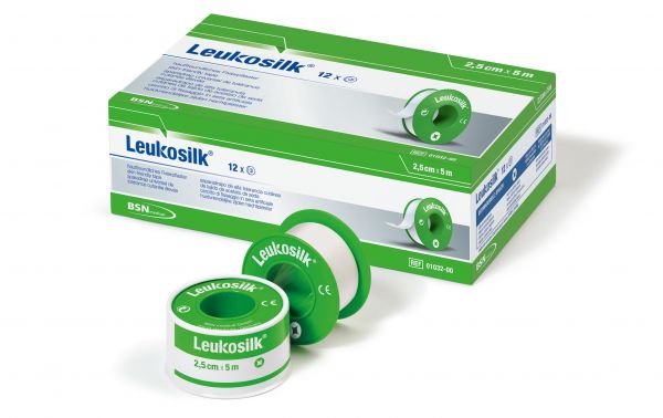 Leukosilk® Fixierpflaster, 5m x 5cm