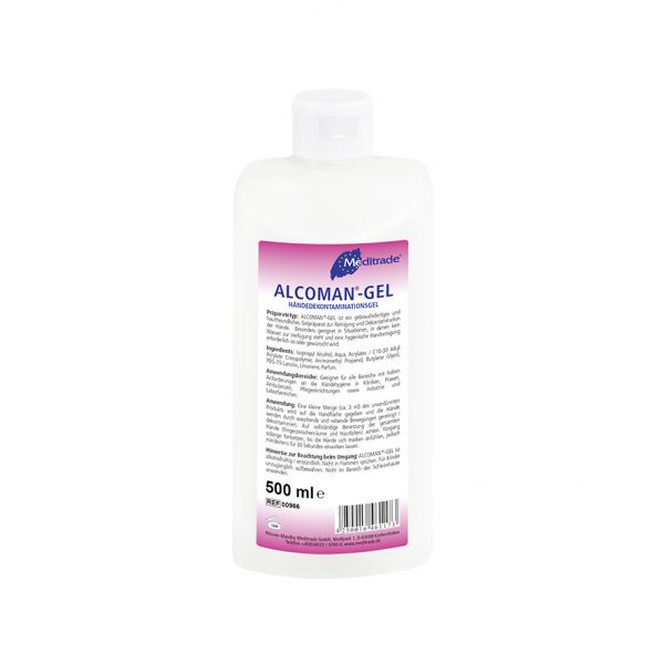 Alcoman® Gel-Händedesinfektion, 500ml