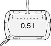 SAUER-Sportbeutel - festmont. gestufter Adapter