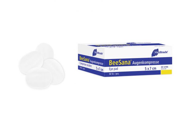 BeeSana® Augenkompresse, 5 x 7cm, steril