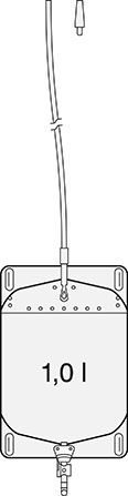 SAUER-Fußgängerbeutelbeutel - Schwenkhahn 1,0l