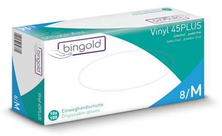 Vinyl 45 PLUS, Gr. L Einmalhandschuhe