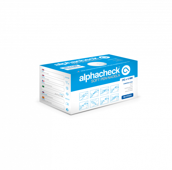 ALPHACHECK droplet Pen Nadeln 6 mm