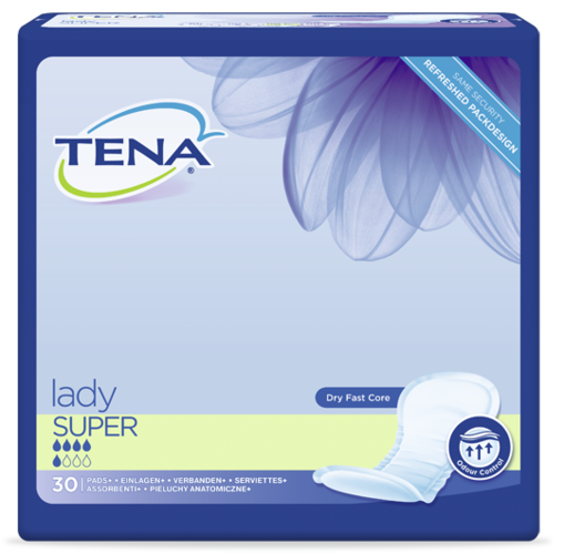 TENA® Lady Super, Einlagen