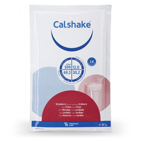 CALSHAKE Erdbeer Beutel Pulver 87g