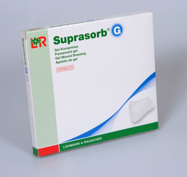 Suprasorb® G, Gel-Kompresse, 5 x 6,5cm, steril