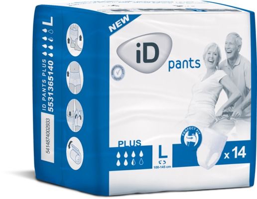 iD Pants Plus, Windelhosen, Gr. L, 100-145cm