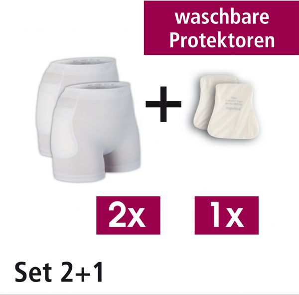 SUPRIMA Hüftprotektor-Set Gr.XXL 2Slip+2Pr.wasch.