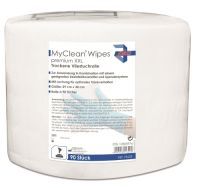 MyClean® Wipes premium, trockene Vliestuchrollen