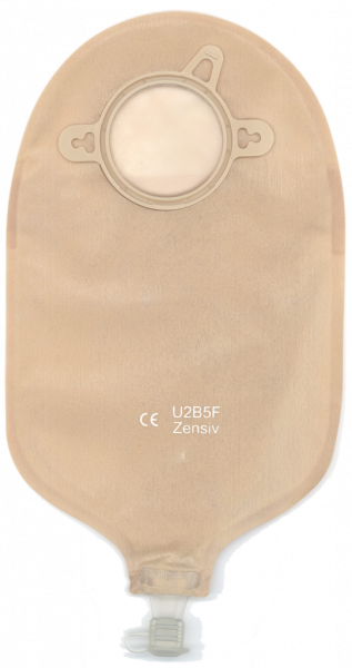 ZenSiv 2-teilig Urostomie, 1-Seite Textil, 60mm