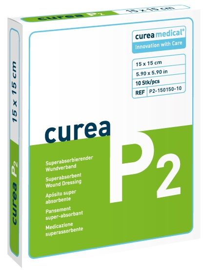 Curea P2 Superabsorb. Wundverband 15x15cm