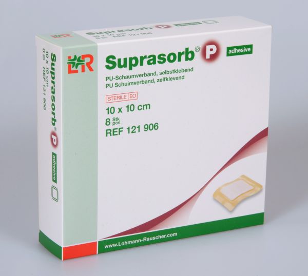 Suprasorb® P, PU-Schaumverband, 10 x 10cm