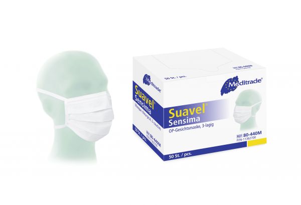 Suavel® Sensima, OP-Maske f. Allergiker, weiß