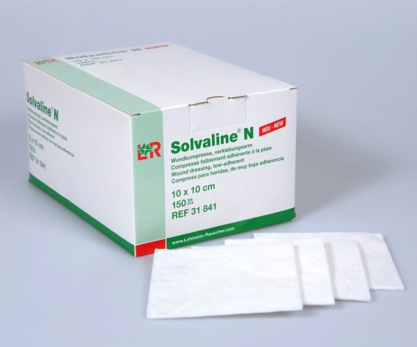 Solvaline® N, Wundkompresse, 10 x 10cm, unsteril