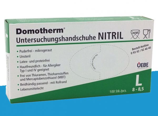 Domotherm® Nitril-Handschuhe, Gr, L, 8-8,5