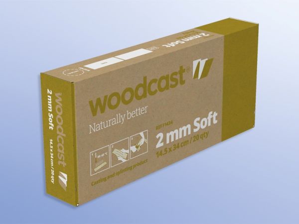 WOODCAST Soft 2 mm Splint 14,5x34 cm