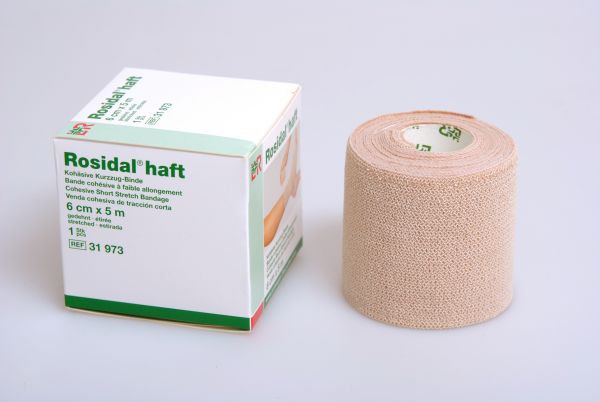 Rosidal® Haft, kohäsive Kurzzugbinde, 6cm x 5m