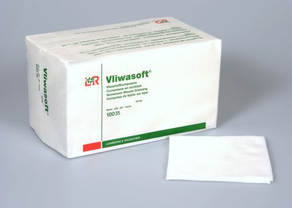 Vliwasoft® Vliesstoffkomp. unsteril, 10x10cm, 6-lagig