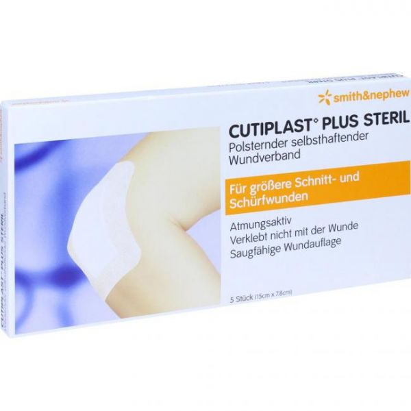 Cutiplast Plus steril 7,8x15 cm Verband