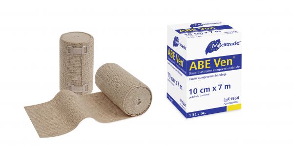 ABE® Ven Kompressionsbinde, 8cm x 7m, unsteril