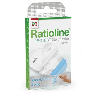 Ratioline® Gelpflaster, 7,4 x 4,5cm