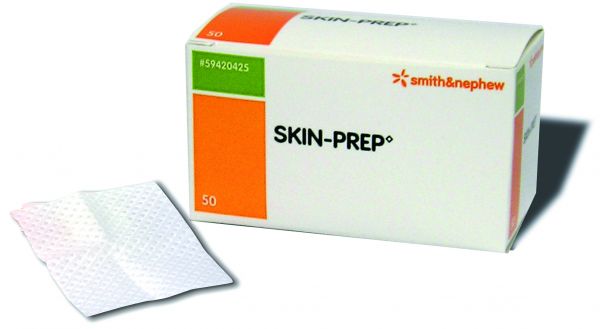 Skin-Prep® Hautschutztücher m. Alkohol, 7 x 3cm