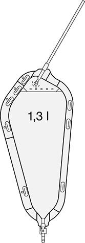 SAUER-Rollibeutel 1,3l f.Kond.Schl.20cm kuerzb.Sch