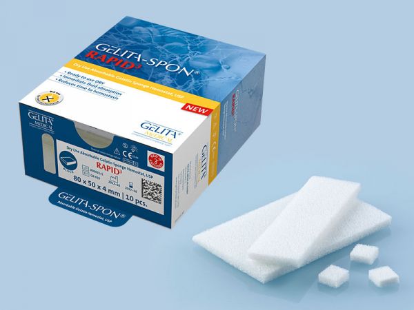 Gelita-Spon® Rapid 50 Block, 80x50x4mm