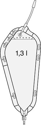 SAUER-Rollibeutel 1,3L f.Kond.Schl.12cm Schwenkhah