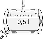 SAUER-Sportbeutel - festmont. gestufter Adapter