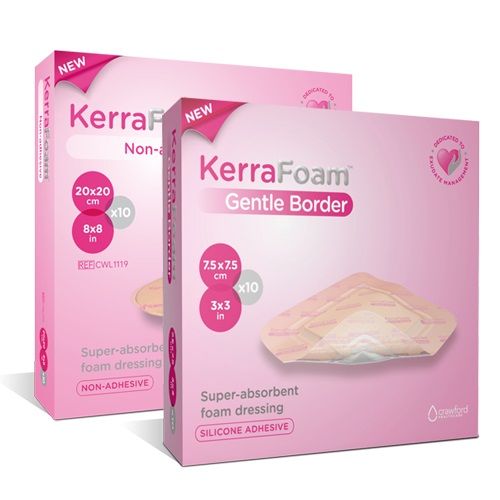 KerraFoam® Gentle Border Sakrum, 17 x 17,5cm