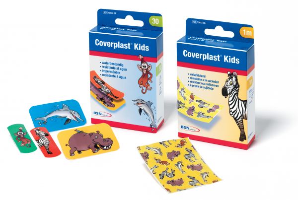 Coverplast® Kids, Wundverb., 1,9x5,6cm, 3,8x6,3cm