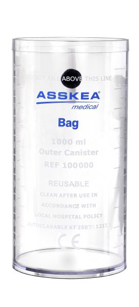 Asskea® Außenbehälter "Bag", 1.000ml