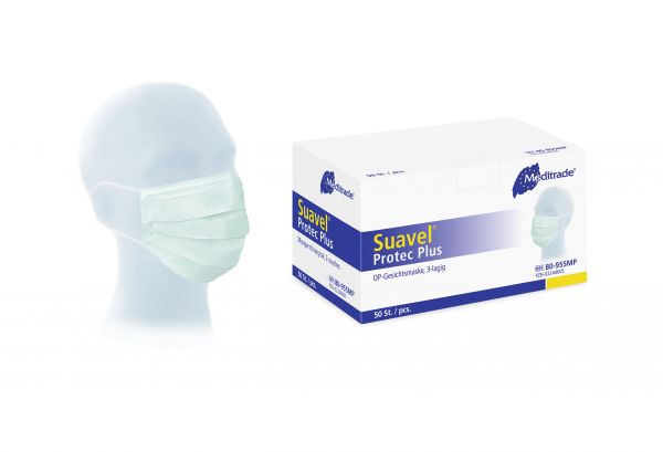 Suavel® Protect Plus, OP-Maske, grün, unsteril