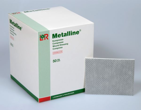 Metalline® Kompressen, 10 x 20cm, steril