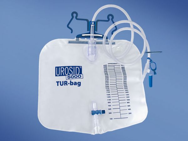 Urosid® TUR-bag, Spülbeutel, 5l, 120cm, m. Nadel