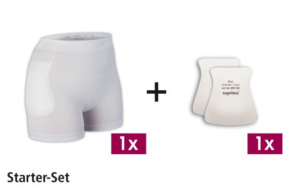 SUPRIMA Hüftprotektor-Set Gr.XXL 1Slip+2Protekt.