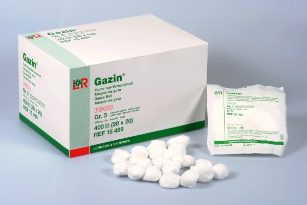 Gazin® Tupfer, pflaumengroß, steril, o. RK