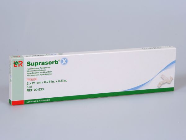 Suprasorb® X, Tamponade, 2 x 21 cm