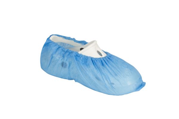 Medi-Inn® CPE-Überschuhe mit Gummizug, blau, 3,5g