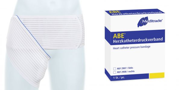 ABE® Herzkatheterdruckverband, links, rot