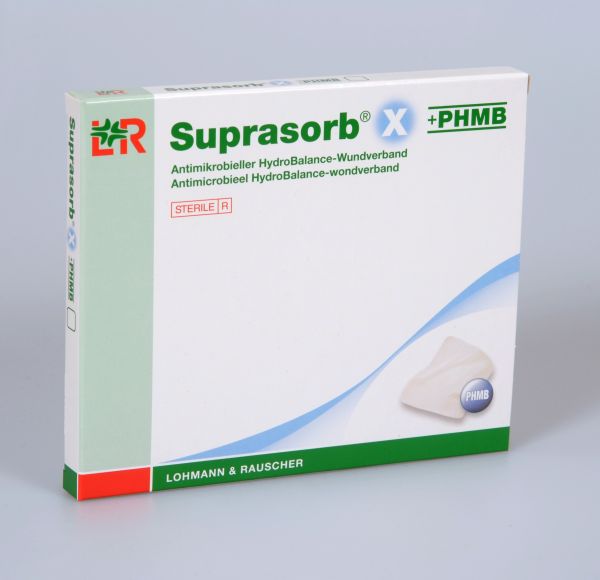 Suprasorb® X + PHMB, Wundverband, 5 x 5cm