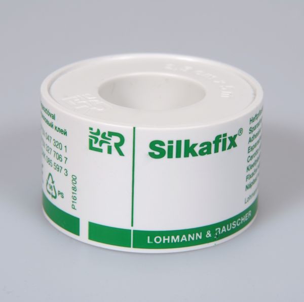 Silkafix® Heftpflaster, 5m x 1,25cm, Kunststoffsp.