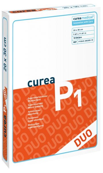 curea P1 Duo superabs. Wundauflage 20x30 cm