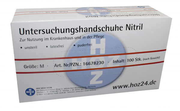 HOZ Nitril Gr. S Untersuchungshandschuhe weiß